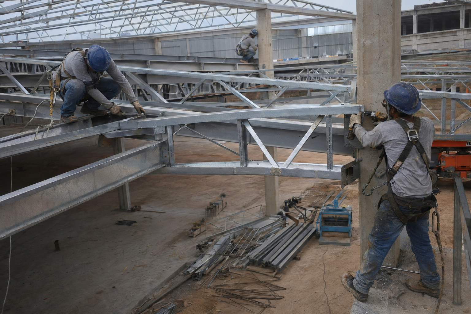Construção de galpões e infraestrutura — execução 2