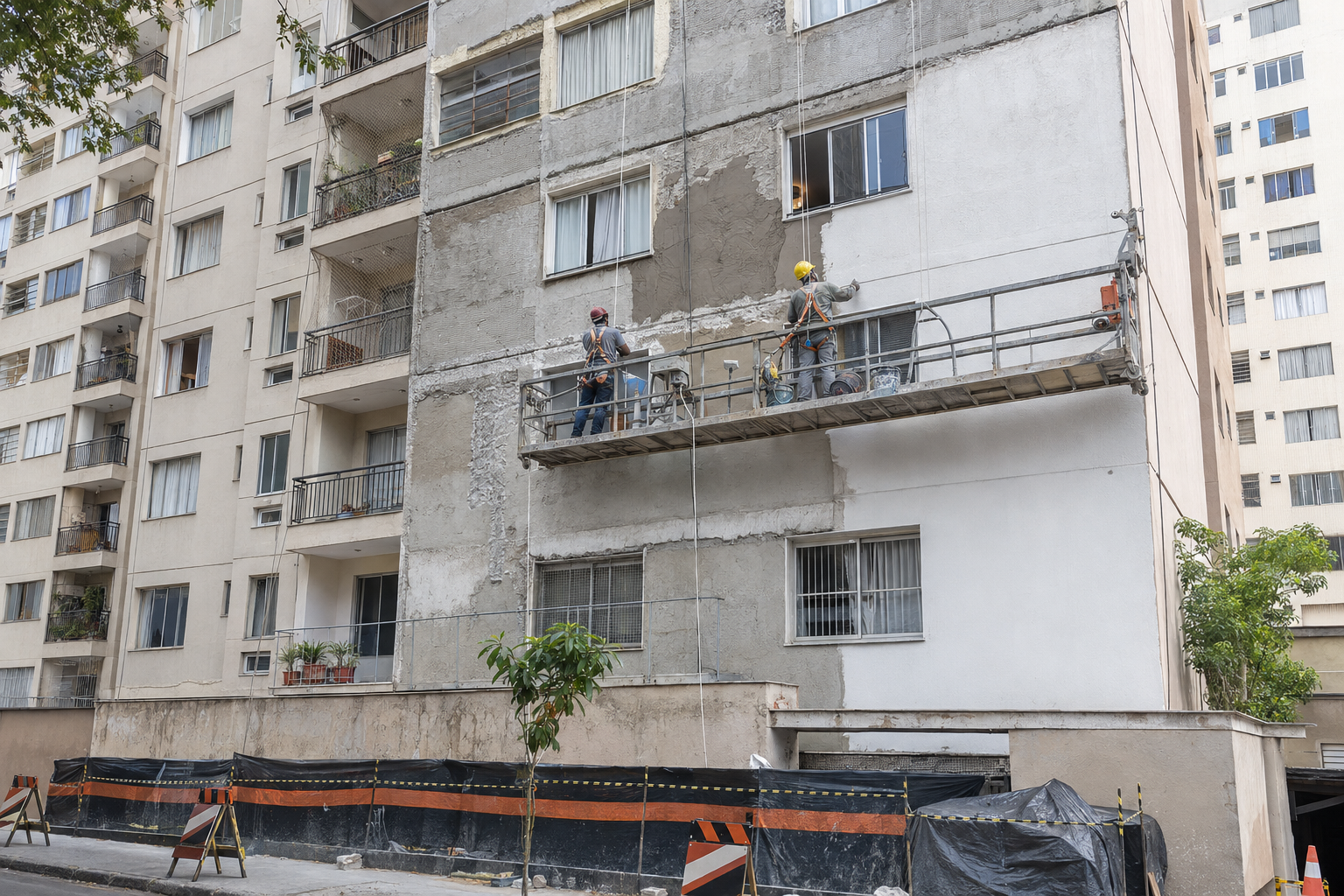 Reforma e recuperação estrutural — execução 4